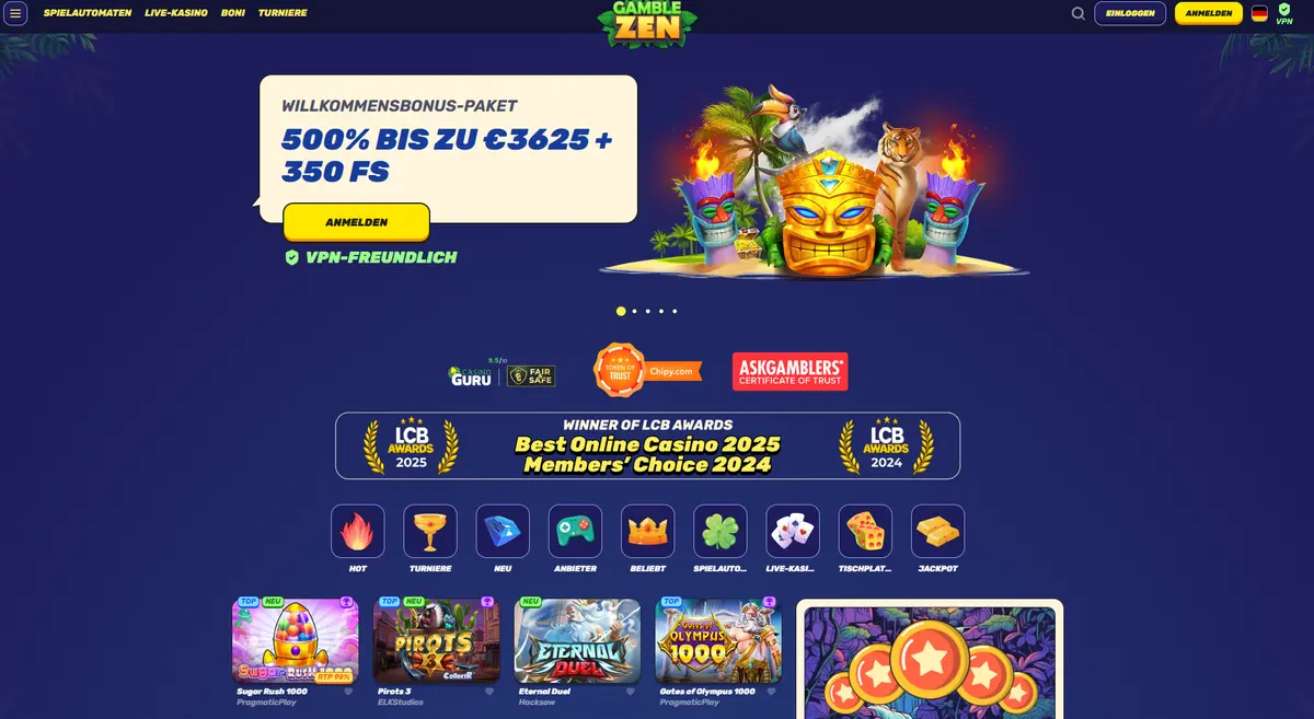 Gamblezen Lastschrift Casino