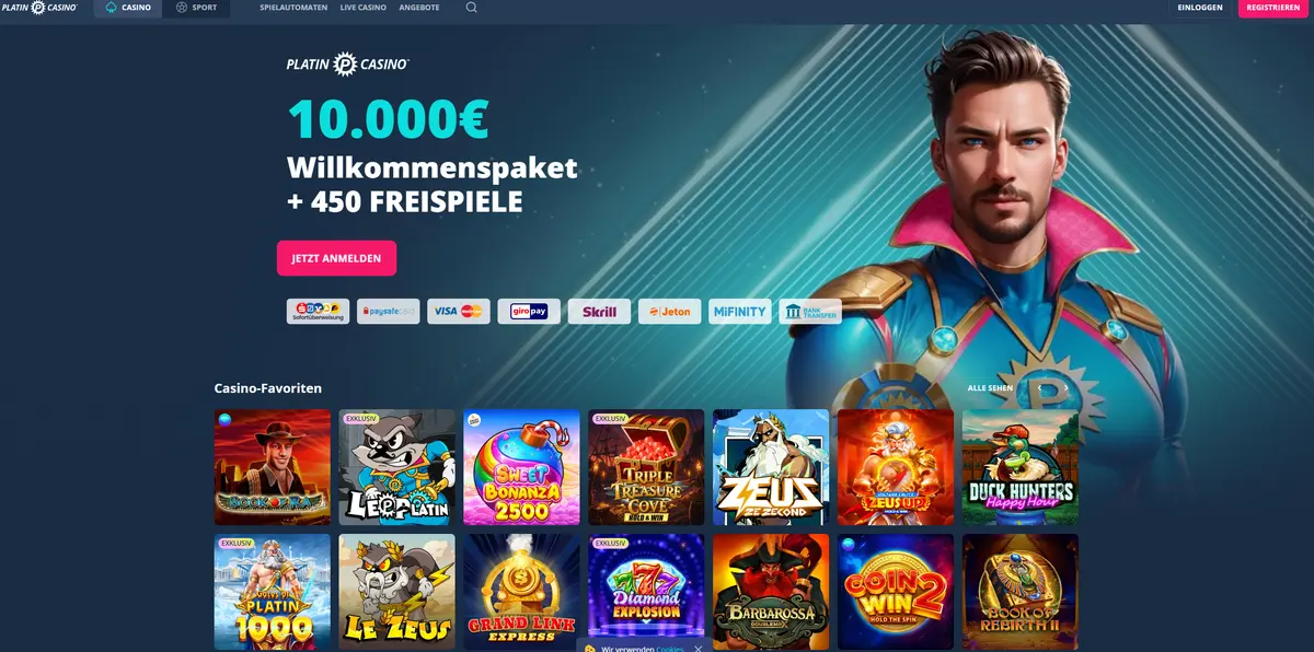 Platin Casino Lastschrift